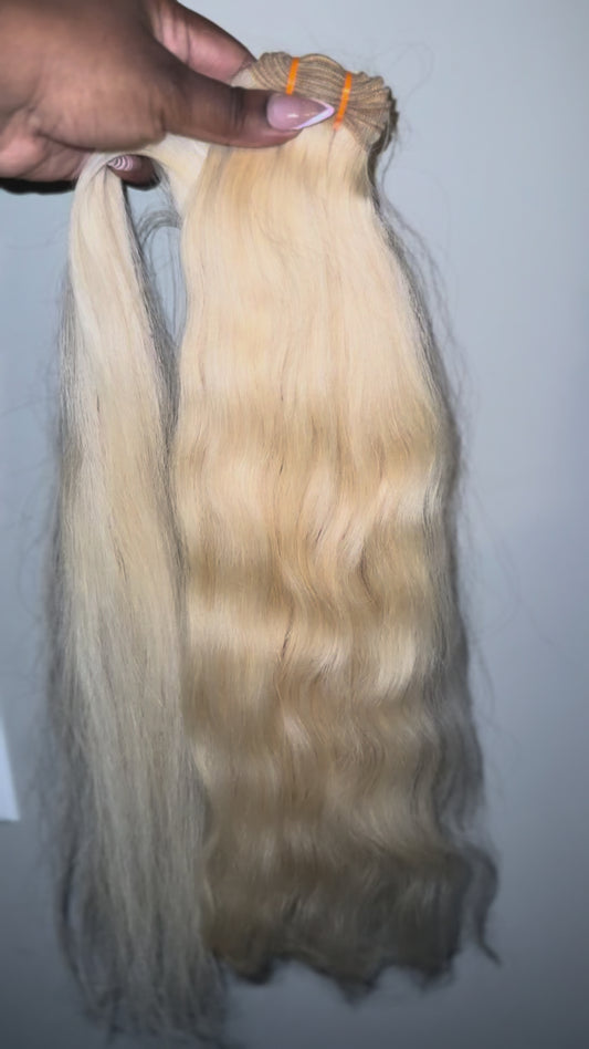 Blonde Collection- Wavy 4 Bundle Deal